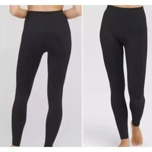 Assets By Spanx Women's Shaping Leggings 20339R Very Black Medium